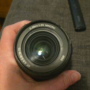 Sony Black Macro Zoom Lens
